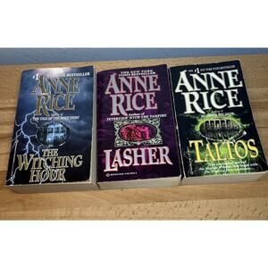 Anne Rice Mayfair Witches Trilogy Witching Hour Lasher Taltos 3 Book Lot Keyhole